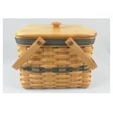 1998 Collector Edition Harbor Basket W/Lid