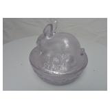 Easter Bunny Dish Lavender in Color