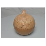 Milk Glass Pumpkin dish in Pumpkin Swirl