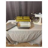 KitchenAid Stand Mixer Fire-King Buffet Server and