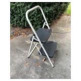 Cosco Folding Two Step Stool With Tubular Steel Fr