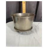 Antique Wagner Sidney Nickel Plated Cast Iron Hear