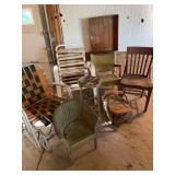 Assorted Patio and Household Seating Lot with Picn