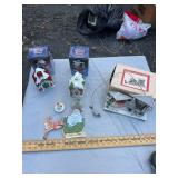 Japanese Glass Electric House and Holiday Candle H