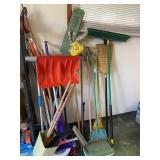 Household Cleaning Tools and Yard Implement Collec