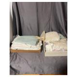 Assorted Crocheted Lace Doilies Tablecloths and Ho