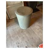 Galvanized Steel Corrugated Trash Cans With Lids