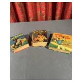 Big Little Books Lone Ranger Dick Tracy Three Fing