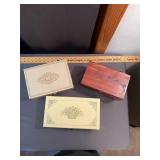 Jewelry Boxes and Cedar Keepsake Chest Lot