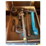 Assorted Hand Tools Including Monkey Wrenches Hamm