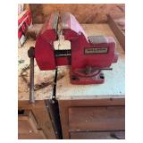 Wilton Red Bench Vise with Swivel Base Made in USA