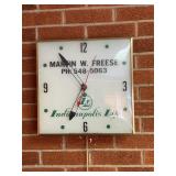 PAM Clock Co Indianapolis Life Insurance Advertisi
