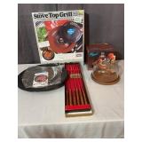 Burton Stove Top Grill Julie Pomerantz Teak Cheese