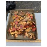 Metal Autumn Maple Leaves Wall Hanging Art Sculptu