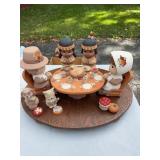 Sweet Tots Thanksgiving Ceramic Figurine Tabletop