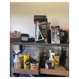 Automotive Garage Lot Featuring Hydraulic Jack Bat