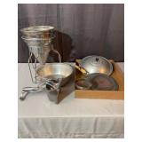 Wear-Ever Aluminum Chinois Colander Food Press and