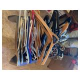 Advertising Wooden Clothes Hangers and Assorted Ha