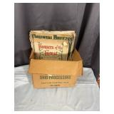 Antique Sheet Music Ephemera Collection in Carton