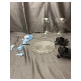 Assorted Home Decor Lot with Bicentennial Glass an