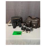 Fujica ST605N 35mm SLR Camera with Toshiba Flash a