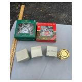 Lighted Christmas Tree Toppers and PartyLite Brass