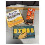 Assorted Board Games Including Spontuneous Jenga a