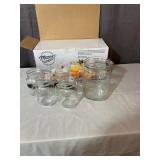 Mason Craft and More Glass Drinkware Set Pitcher a