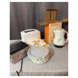 Pyrex Percolator Hamilton Beach Toaster Kobe Bowls
