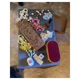 Eclectic Vanity Lot Carved Wooden Box Trinket Boxe
