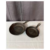 Wagner Ware Sidney Cast Iron Skillets Numbers 3 an