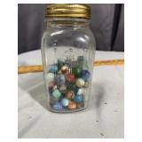 Ball Perfect Mason Jar Filled with Assorted Glass