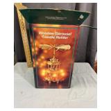 Three Tier Wooden Christmas Nativity Pyramid Carou