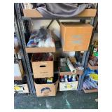 Utility Shelving Garage Lot with Automotive Parts