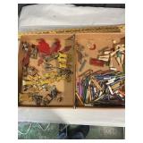 Antique Toy Soldier Lot Tin Litho Figures Crayola