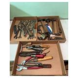 Assorted Hand Tools Hammers Wrenches Screwdrivers
