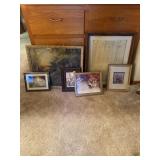 Framed Darke County Ohio Land Survey Plat and Asso
