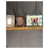 Religious Wall Plaques and Folk Art Butterfly Deco