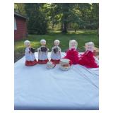 Mid-Century Japan Christmas Figurines Choir Angels