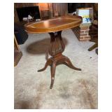 Mersman Style Duncan Phyfe Lyre Base Mahogany Acce