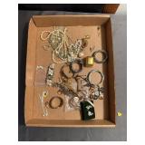 Assorted Costume Jewelry Lot with Necklaces Bracel