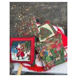Holiday Accent Pillows and Christmas Tree Skirts A