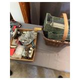 Radio Equipment Lot Tube Amplifier Microphones Bas