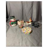 Collectible Figurines Snowman Candle Josef Origina