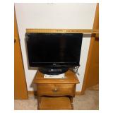 LG Flat Screen Television With Remote Control and