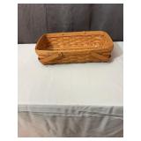 1989 Longaberger Handwoven Woven Splint Casserole