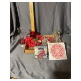 Holiday Entertaining Lot With Eales 1779 Glass Tri