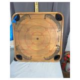 Carrom Industries Style Q Wooden Game Board With C