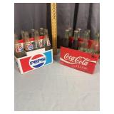 Coca-Cola Classic and Pepsi 16 Oz Returnable Soda