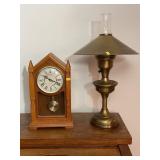 Linden Westminster Whittington Mantle Clock and Br